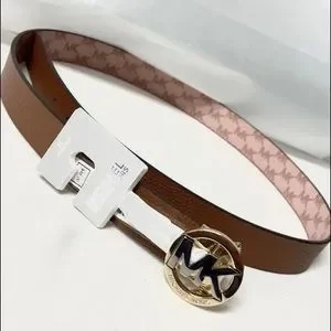 MICHAEL Michael Kors Pink Twist Reversible Belt 551342C, Women\'s Size Medium Michael Kors | Accessories | Michael Michael Kors Pink Twist  main image 2